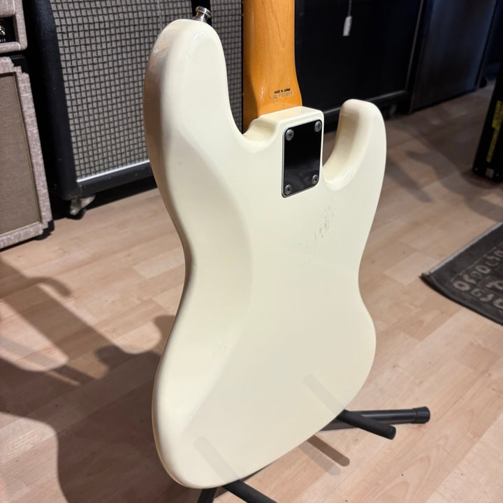 Fender - LEFT HANDED 62' Reissue Jazz Bass  w/ HD Case (1993 - MIJ Rosewood - White) - USED