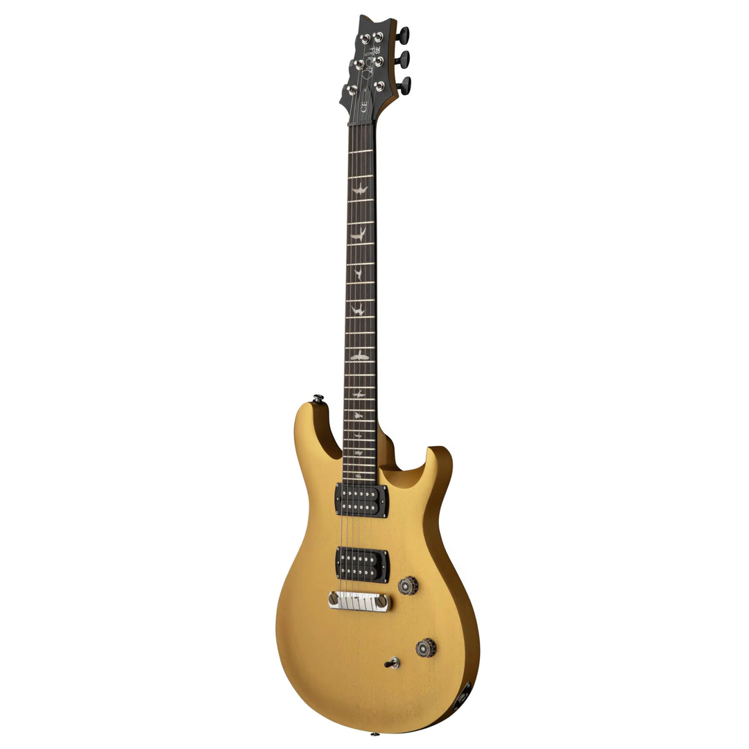 PRS SE CE 24 Standard Satin Stoptail Electric Guitar with Gigbag - Metallic Gold