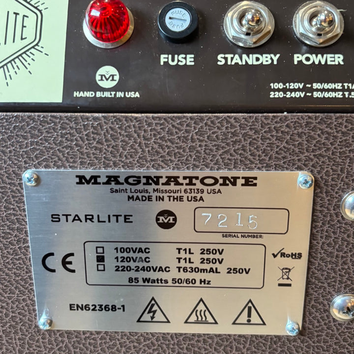 Magnatone - Starlite 5-Watt Class A Handwired 1x8" All Tube Amplifier w/ Cover  - USED