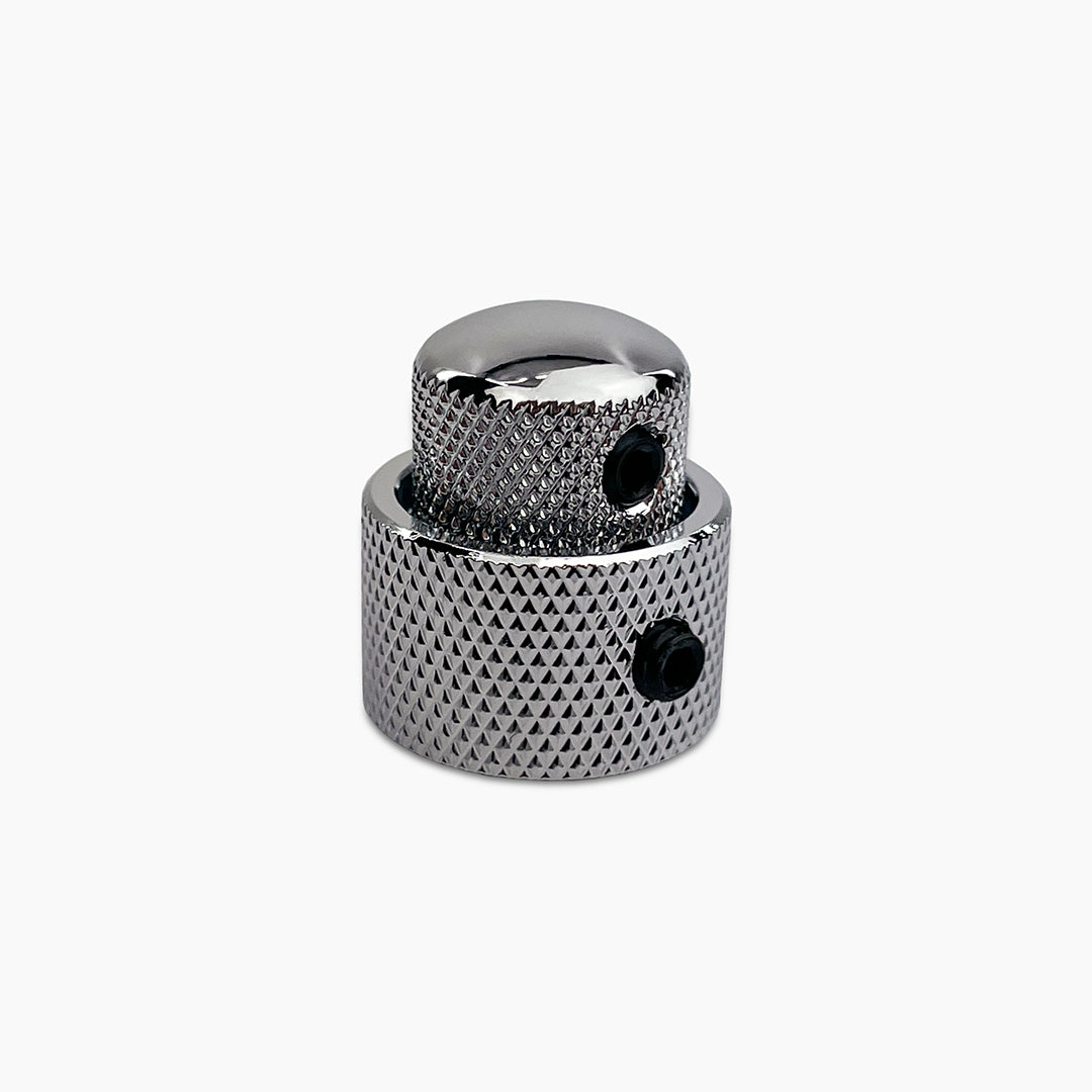 Allparts MK-0138 Stacked Concentric Knob Set Chrome