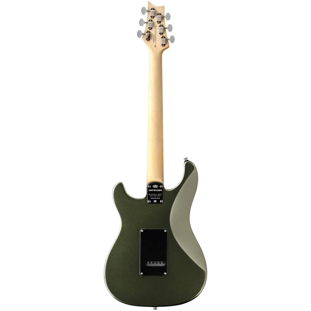 PRS John Mayer SE Silver Sky Defender Limited Edition Electric Guitar (Woolstone Green)