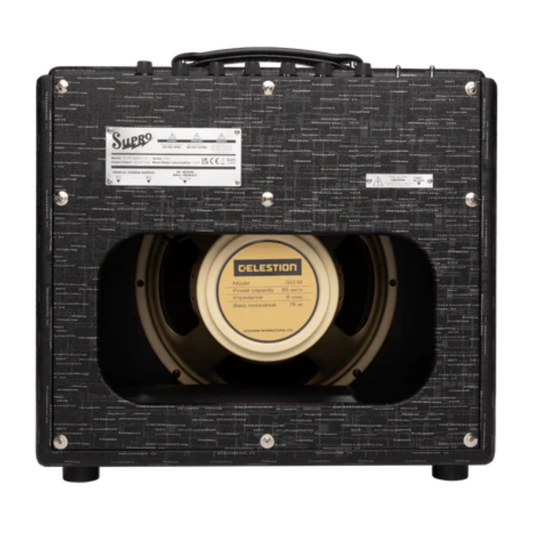 Supro 1614RT Amulet 112 | 1W / 5W / 15W 1x12 Black Scandia