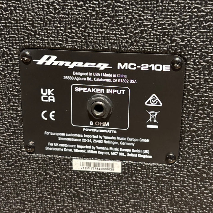 Ampeg - Micro CL Stack - 100 Watt w/ Ampeg 2x10 & Tweeter Cabinet  - DEMO