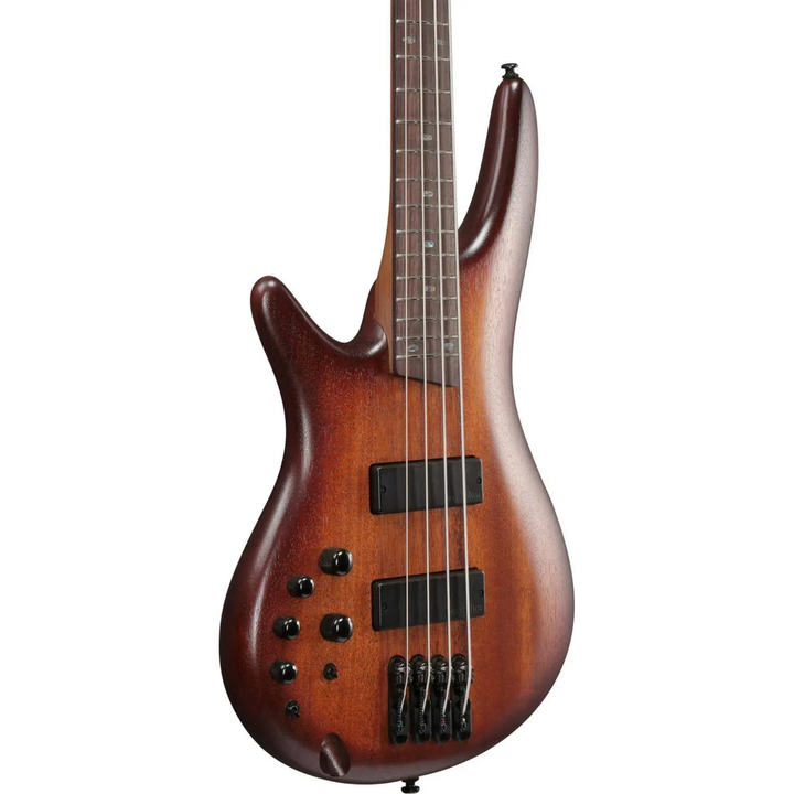 Ibanez SR500ALMHL SR Standard Left-Handed Electric Bass (Mahogany Brown Burst Low Gloss)