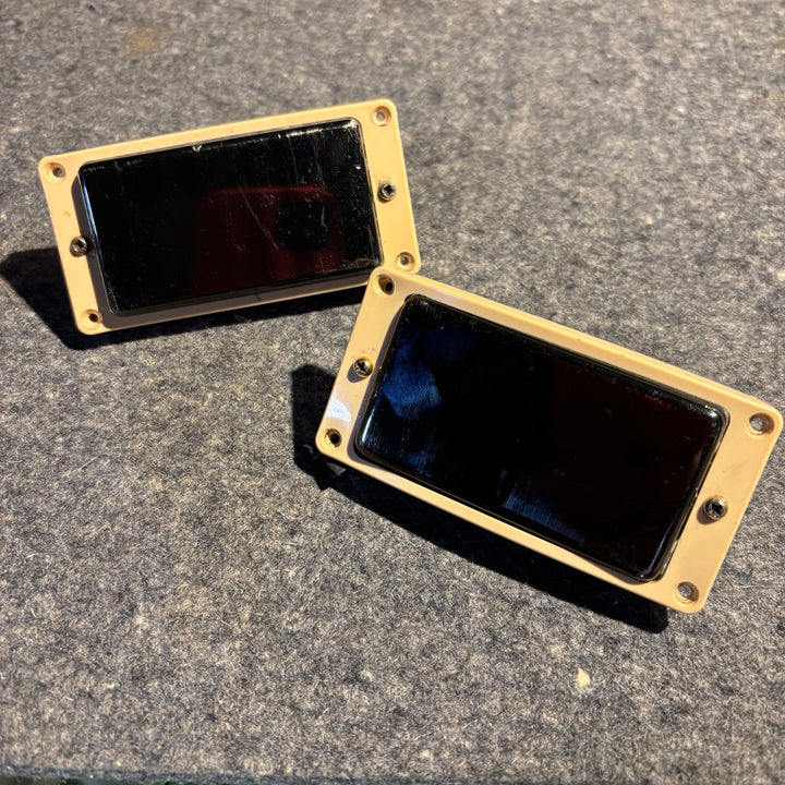 Gibson, Tony Iommi, Humbucker Pickup Set, Black Chrome with Cream Rings (USED)
