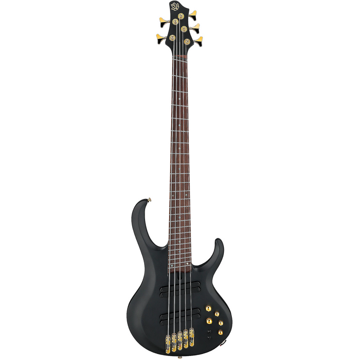 Ibanez BTB605LMBKF BTB Bass Workshop 5-String Multi Scale Electric Bass Black Flat