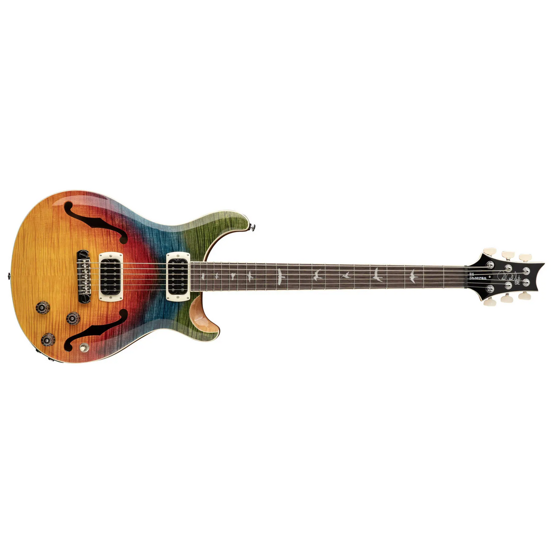 PRS SE Ed Sheeran Baritone Hollowbody I Piezo Electric Guitar (Kaleidoscope)