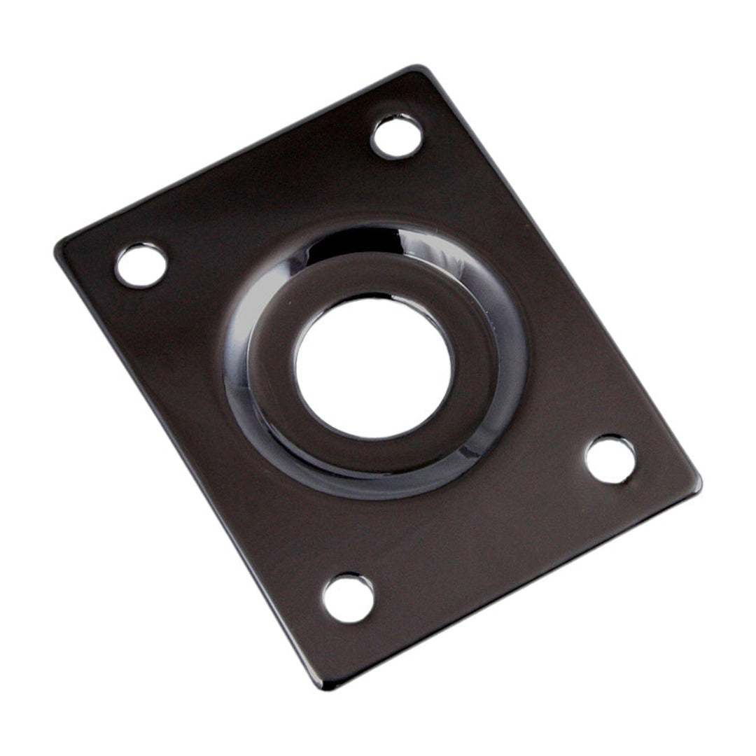Allparts AP-0637 Rectangular Jackplate Black
