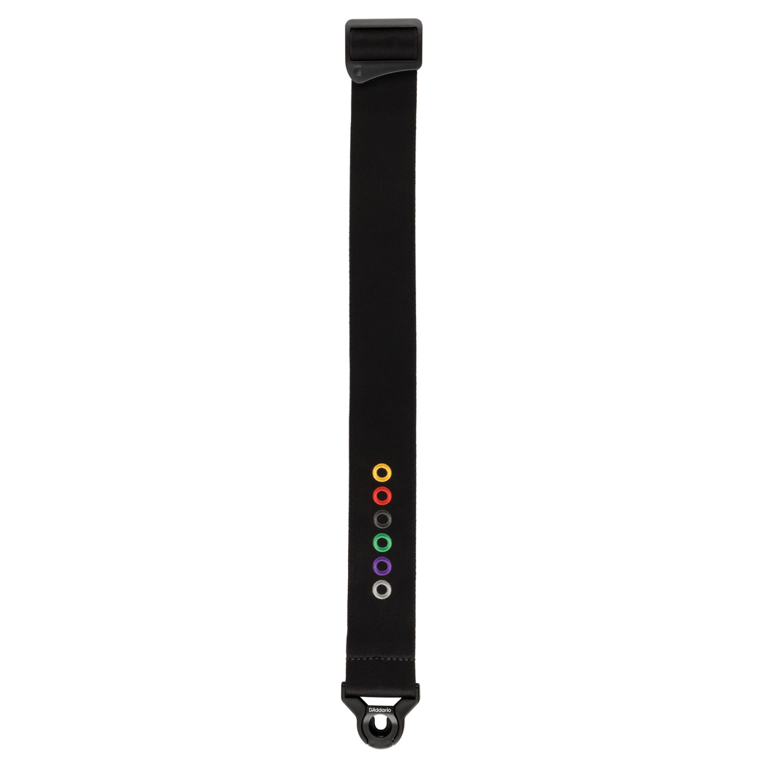 D'Addario 50BAL16 50mm Auto Lock Ball End Guitar Strap (Black)