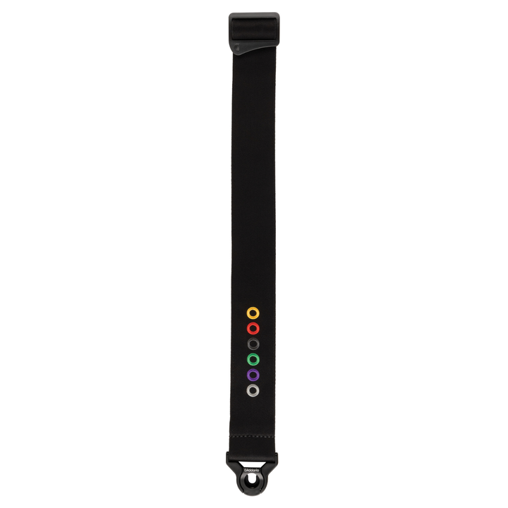 D'Addario 50BAL16 50mm Auto Lock Ball End Guitar Strap (Black)
