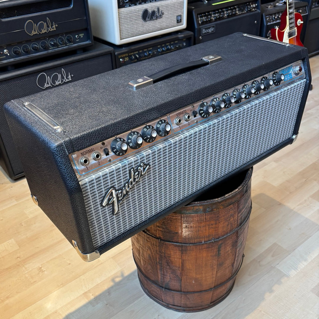 Fender - Vibrosonic Reverb Silverface Conversion  w/New Caps & Tubes, F.Switch VINTAGE (1972) - USED