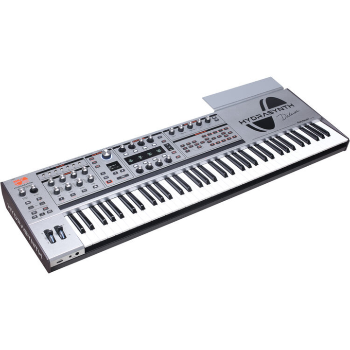 ASM Hydrasynth Deluxe 16-Voice Digital Wave-Morphing Synthesizer - Limited-Edition Silver