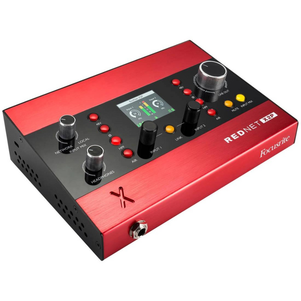Focusrite RedNet X2P 2x2 Dante Audio Interface w/ Red Evolution Mic Pres