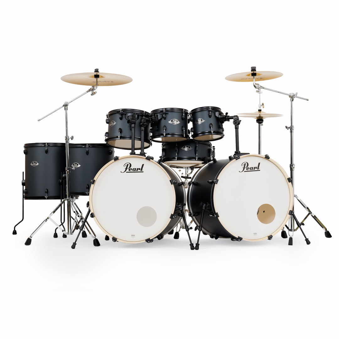 Pearl EXX728SPNB866- Pearl Export Limited Edition EXX Double Bass 8 Piece Complete Set ( Graphic Slate )
