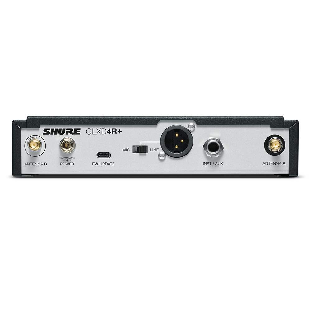 Shure GLXD4R+ Dual Band Wireless Rack Receiver