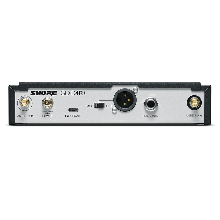Shure GLXD4R+ Dual Band Wireless Rack Receiver