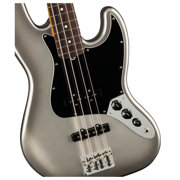 Fender American Professional II Jazz Bass Rosewood Fingerboard Electric Bass Guitar - Mercury