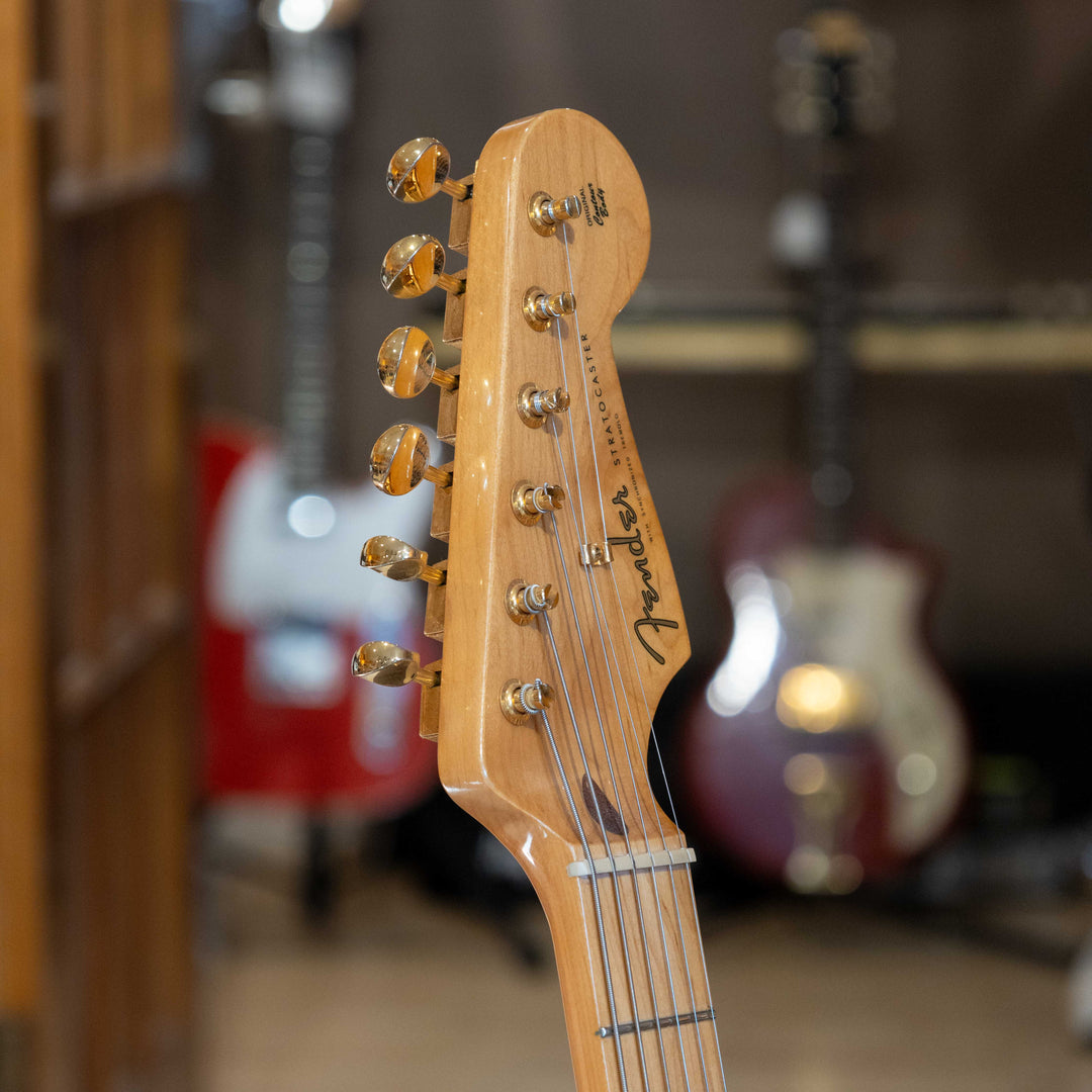 Fender - 50th Ann. LTD Edition Stratocaster (Maple - Aztec Gold)  w/ Tweed Fender Bag - MIM - 2020 -USED Electric Guitar