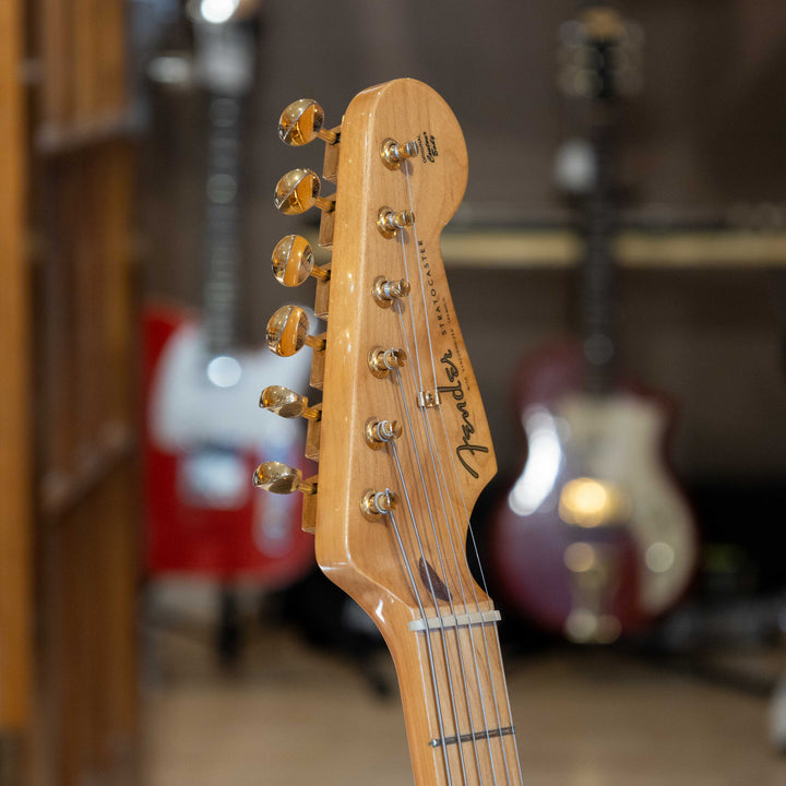 Fender - 50th Ann. LTD Edition Stratocaster (Maple - Aztec Gold)  w/ Tweed Fender Bag - MIM - 2020 -USED Electric Guitar