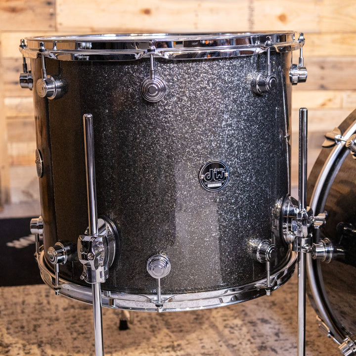 DW Performance Series 3-Piece Shell Pack  (Pewter Sparkle)