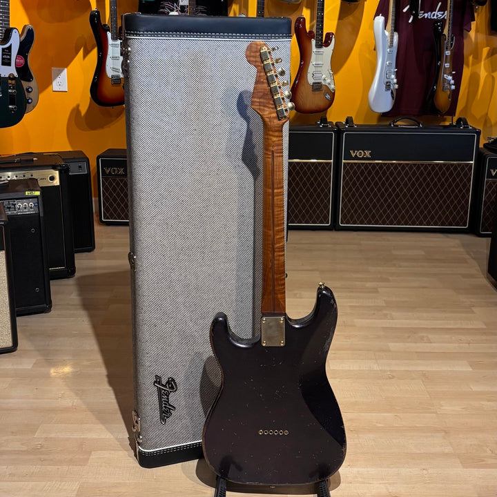 Parts-Caster Strat -  All Parts Neck- MJT Body - Fender N4 P'ups  w/ Fender G&G Black Tweed HD Case - USED