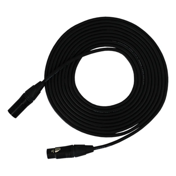 Digiflex LX DMX3-75 75 Foot 3 Pin DMX Cable - XLRF - XLRM - Orange Ring