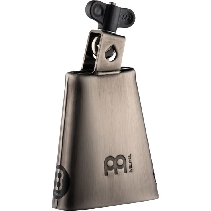 Meinl Percussion 4 1/2" Steel Finish Cowbell High Cha Cha Cowbell Hand brushed steel