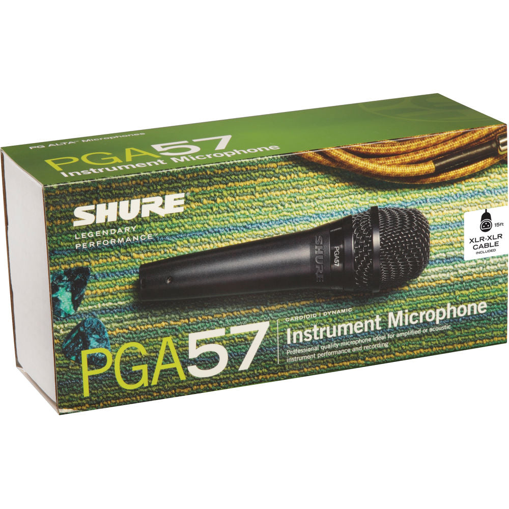 Shure PGA57 Cardioid Dynamic Instrument Microphone (No Cable)