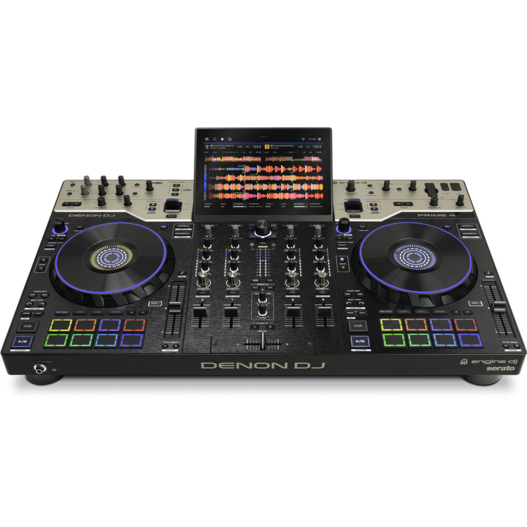 Denon DJ Prime 4 G2 4-Channel Standalone DJ System with  Built-in FX Lighting Output and Stems