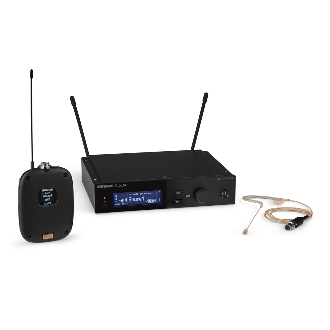 Shure SLXD14+/153T-G57 Bodypack System Lavalier MX153T