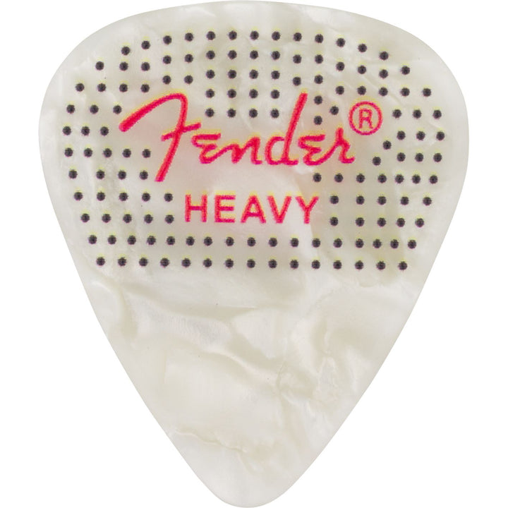Fender  351 Dotted Celluloid Picks 12-Pack Heavy