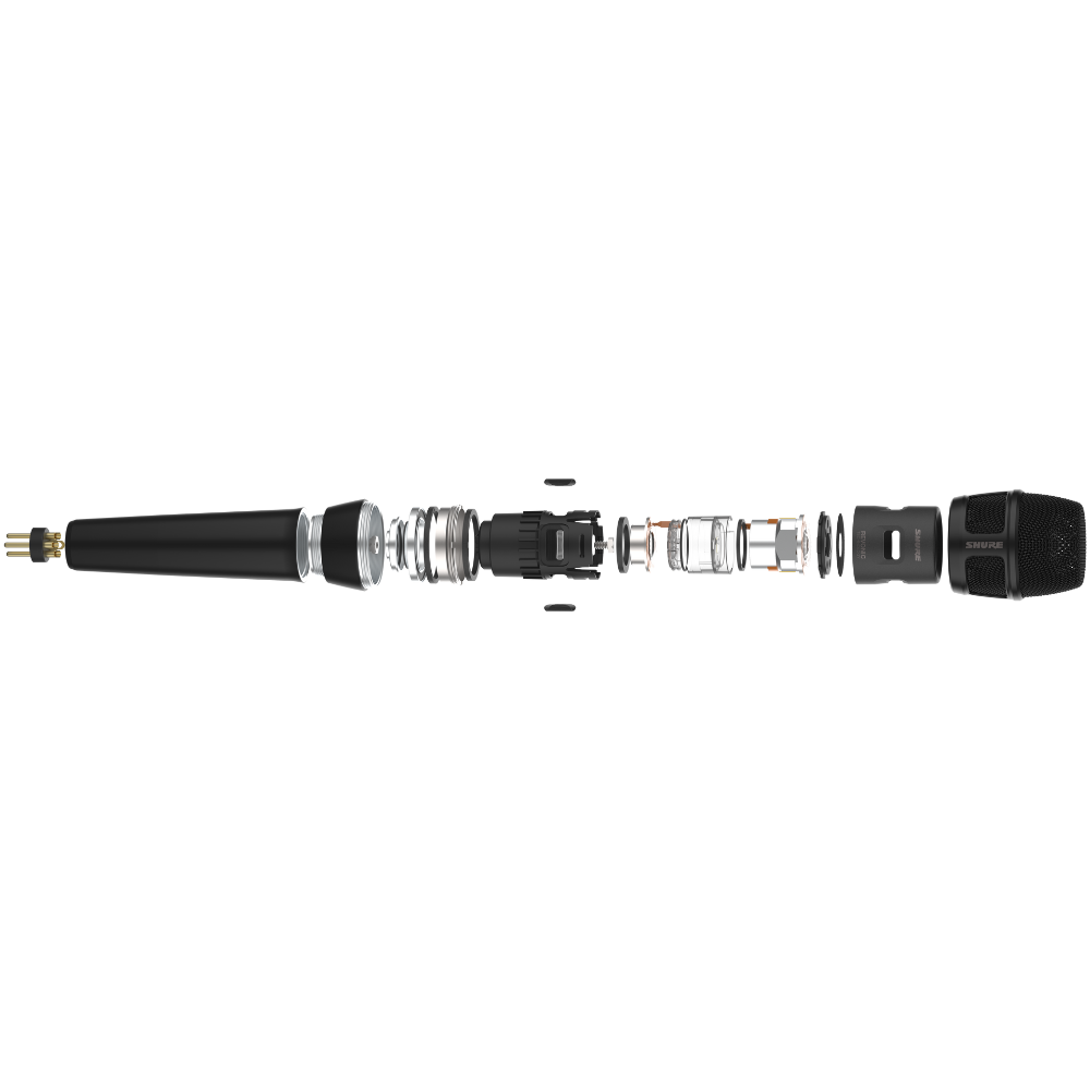 Shure NEXADYNE 8/S Supercardioid Revonic Handheld Vocal Microphone (Black)