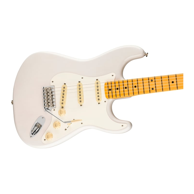 Fender USA Eric Johnson Stratocaster, Maple Fingerboard (White Blonde) Electric Guitar