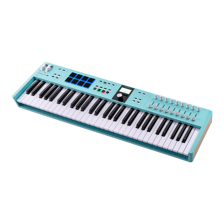 Arturia KEYLAB ESSENTIAL 61 MK3 Universal MIDI Controller 61 Keys - Aquamarine