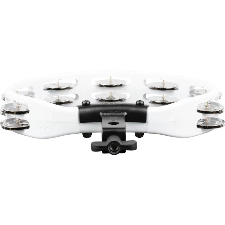 Meinl Headliner Series Mountable Tambourine with Stainless Steel Jingles - White