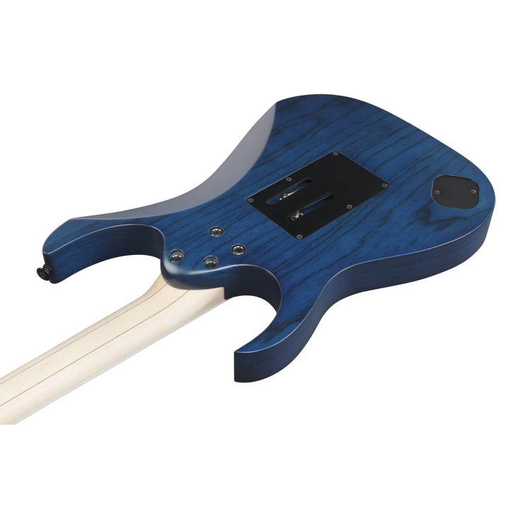 Ibanez RG653DXTDF RG Prestige Electric Guitar (Transparent Deep Blue Flat)