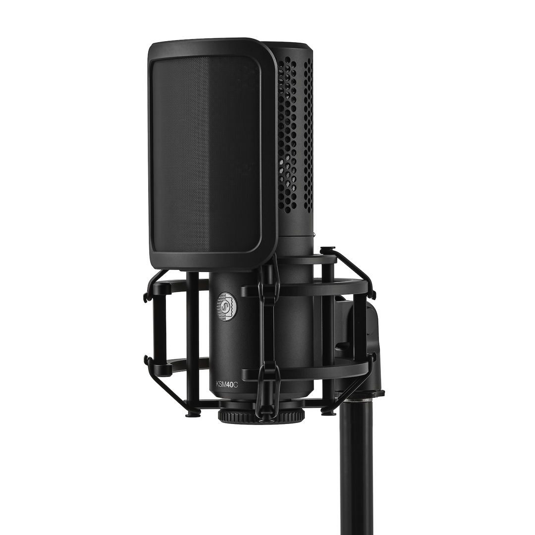 Shure KSM40C Cardioid Condenser Microphone with Shock Mount