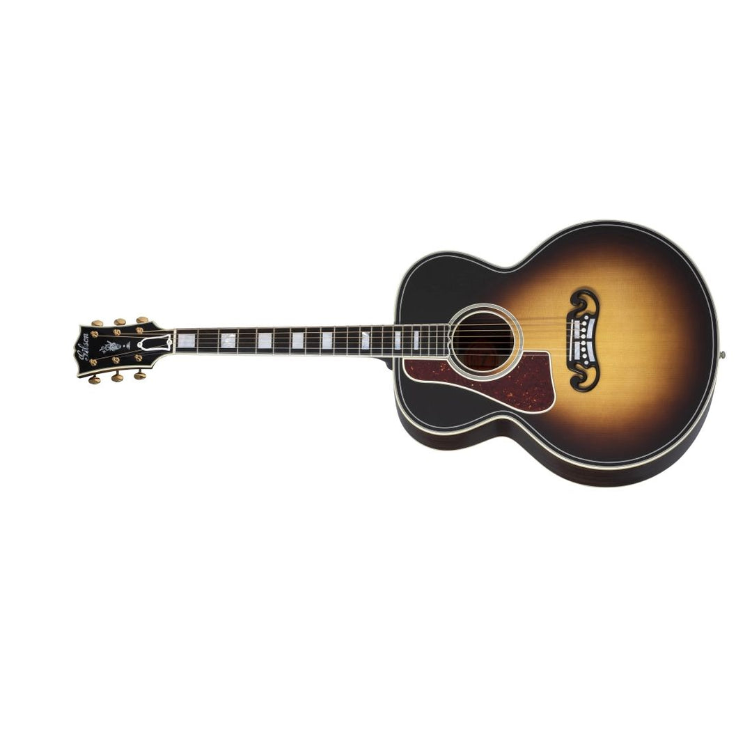 Gibson SJ-200 Western Classic Acoustic Guitar with Hardshell Case - Vintage Sunburst (Left Handed)