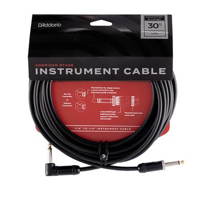 D'Addario PW-AMSGRA-30 American Stage Inst  Ra 30Ft