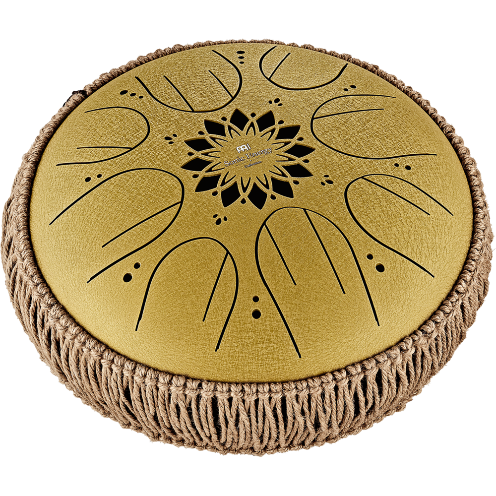 Meinl Sonic Energy Medium Octave Steel Tongue Drum, C Major, Gold