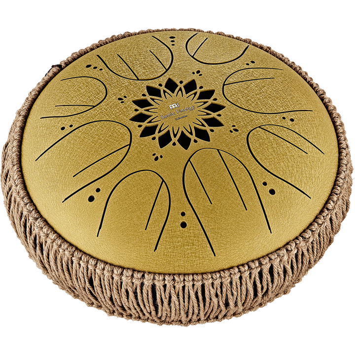 Meinl Sonic Energy Medium Octave Steel Tongue Drum, C Major, Gold