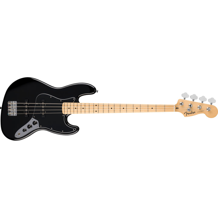 Fender Standard Jazz Bass,Maple Fingerboard, Black Pickguard (Black) Electric Bass Guitar