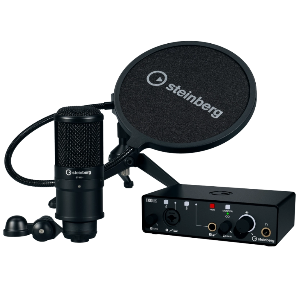 Steinberg IXO12 USB-C Audio Interface - Podcast Pack