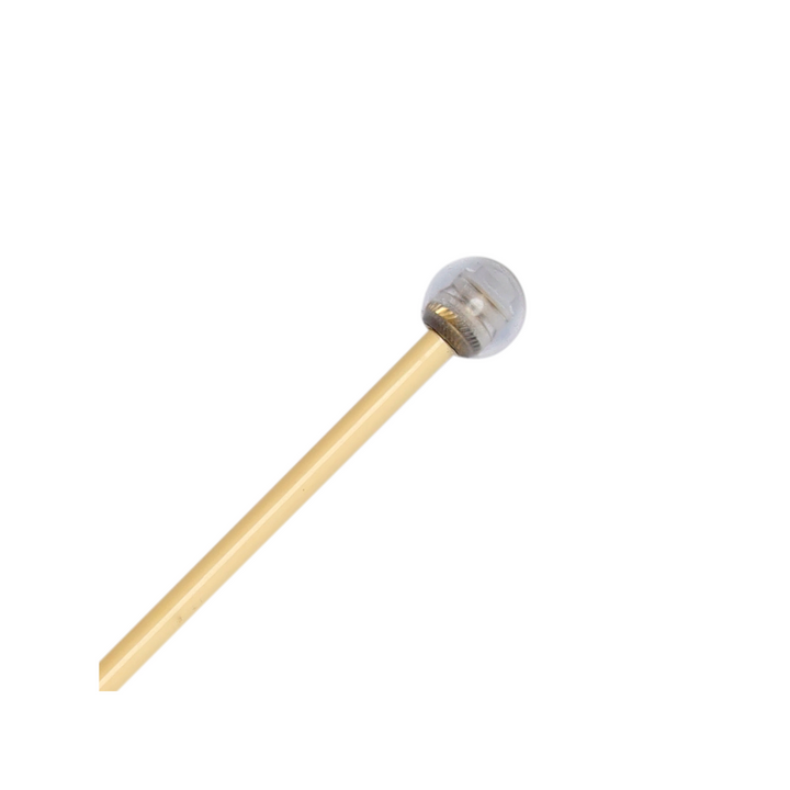 Vic Firth M433 Articulate Series Keyboard Mallet - 1" Lexan w/ brass weight, Round