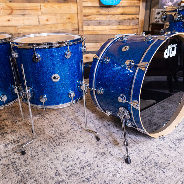 DW Collectors Series DR12161824-KIT Blue Glass Shell Pack 9X12,14x16,16x18,14x24