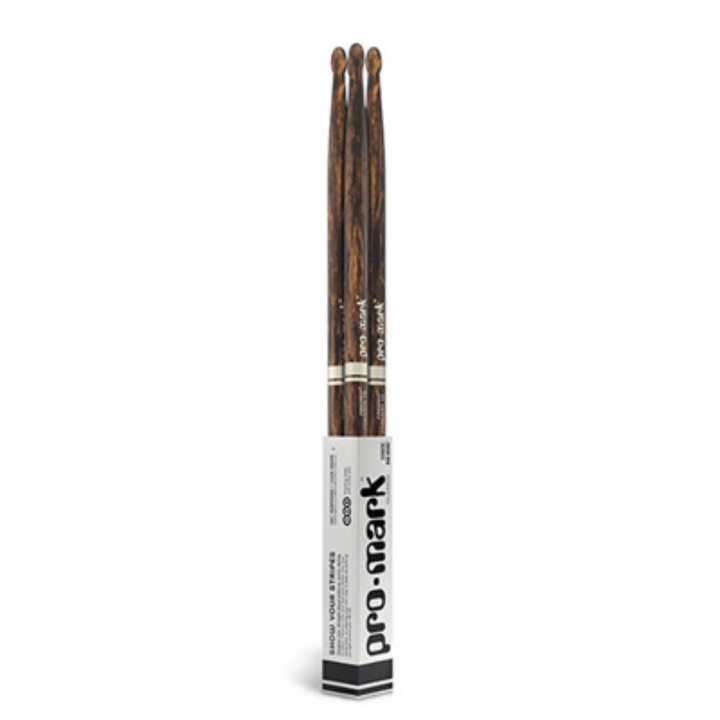 Promark TX5BW-FG-2P Forward 5B FireGrain Wood Tip Drumsticks 2-Pack