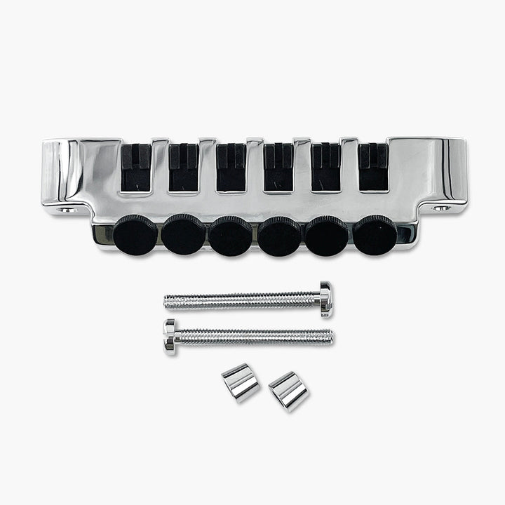Allparts TP-3348-010 Leo Quan® Badass FTT™ Fine Tuner Tailpiece, Chrome
