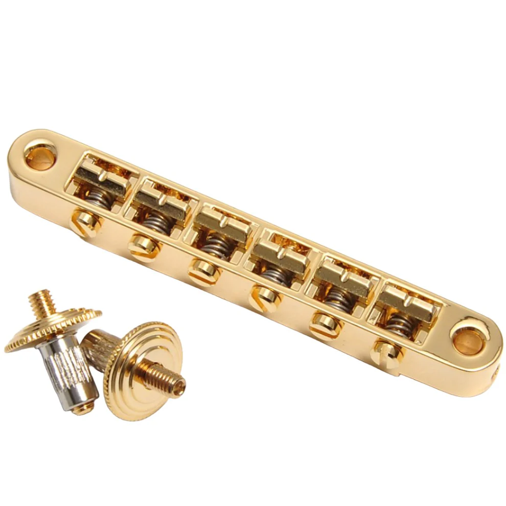 Allparts GB-3904-002 Goldo 3-Point Vario Steel Saddle Bridge - Gold