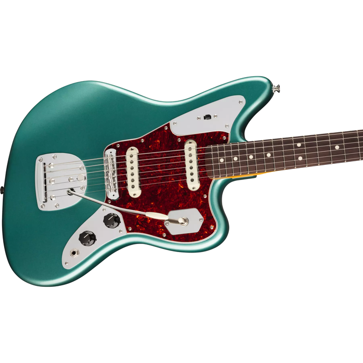 Fender American Professional Classic Jaguar® -  Rosewood Fingerboard -  Faded Sherwood Green Metallic