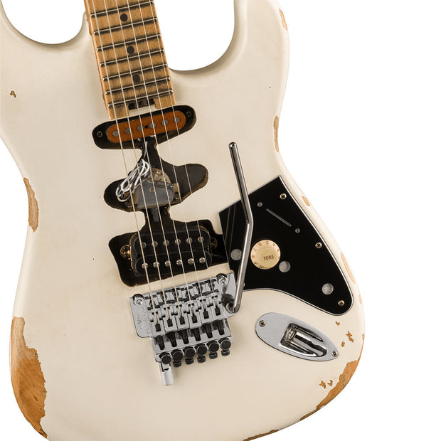 EVH® Frankenstein "Frankie" Relic® Series Electric Guitar - White
